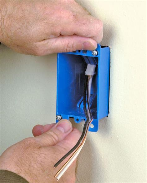 electrical box frame installation|installing wall mounted electrical boxes.